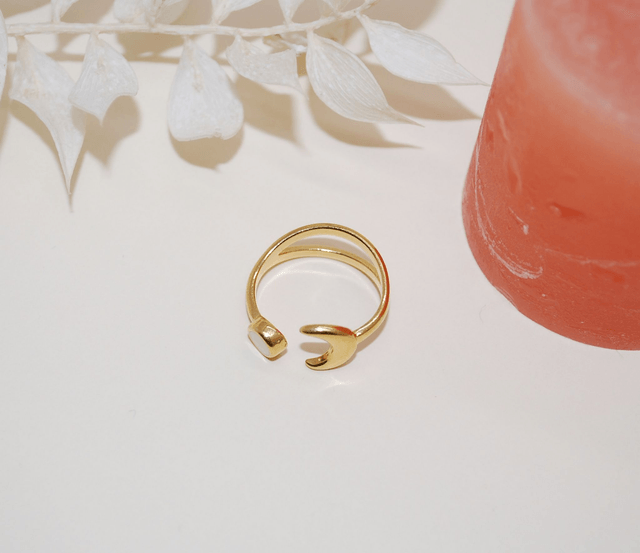 Bague Lune Céleste