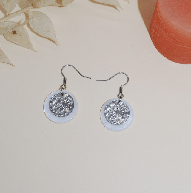 Boucles d’oreilles Lunaria